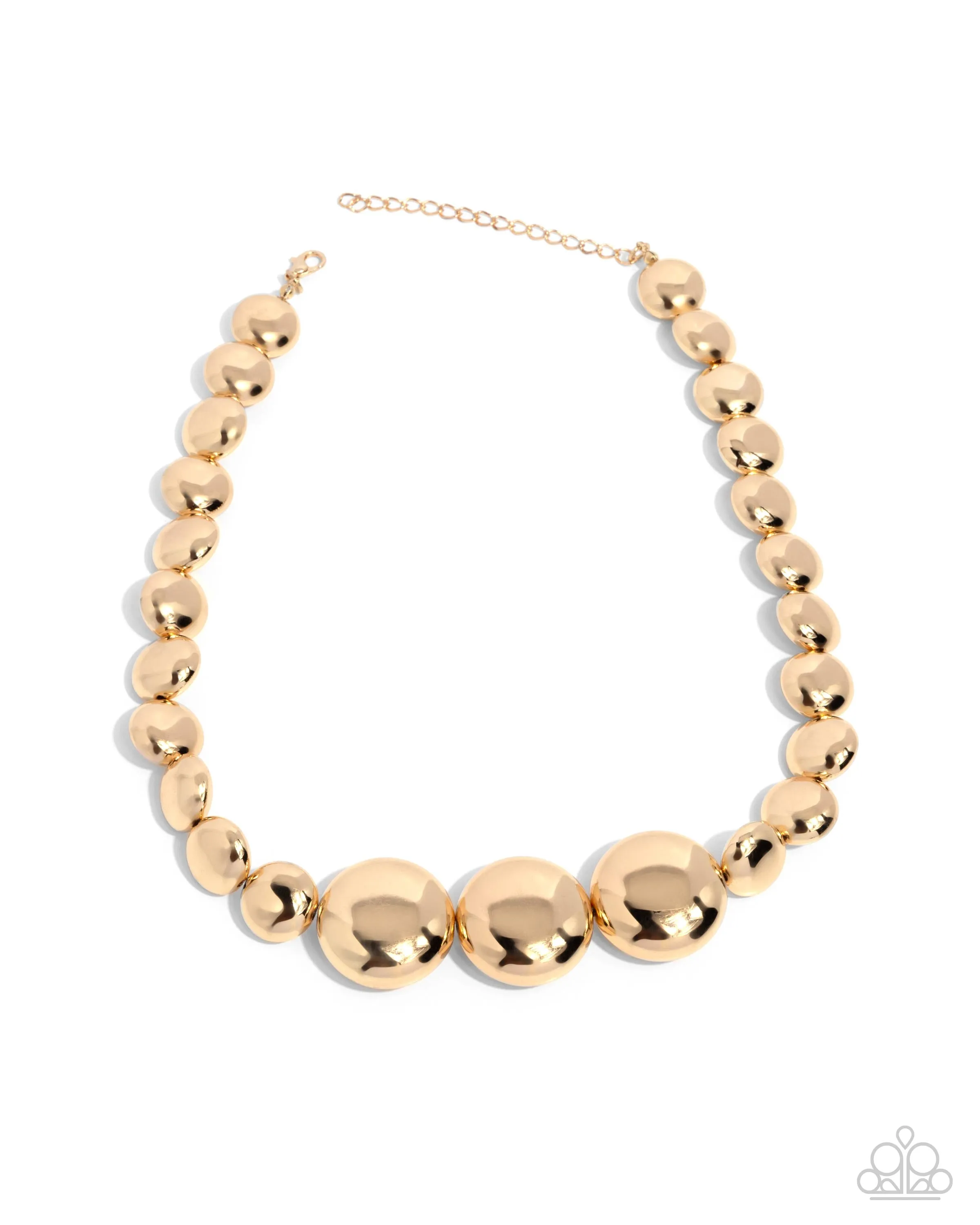 Necklaces Reflective Roar - Gold N2081