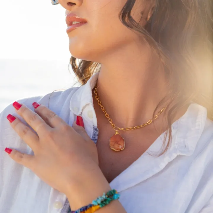 Necklaces Thick Stones