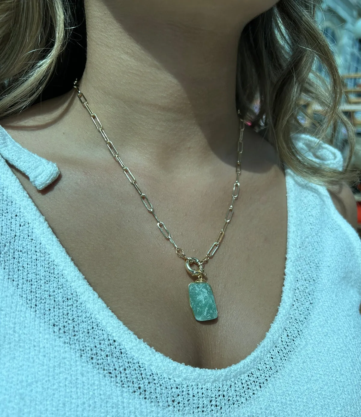 Necklaces Thick Stones
