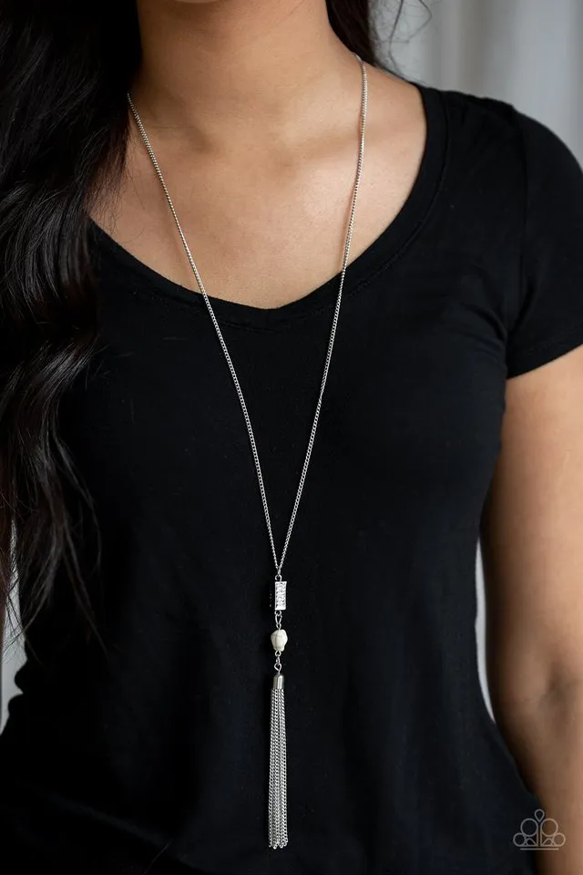 Paparazzi Necklace ~ Wild Horse Wonder - White