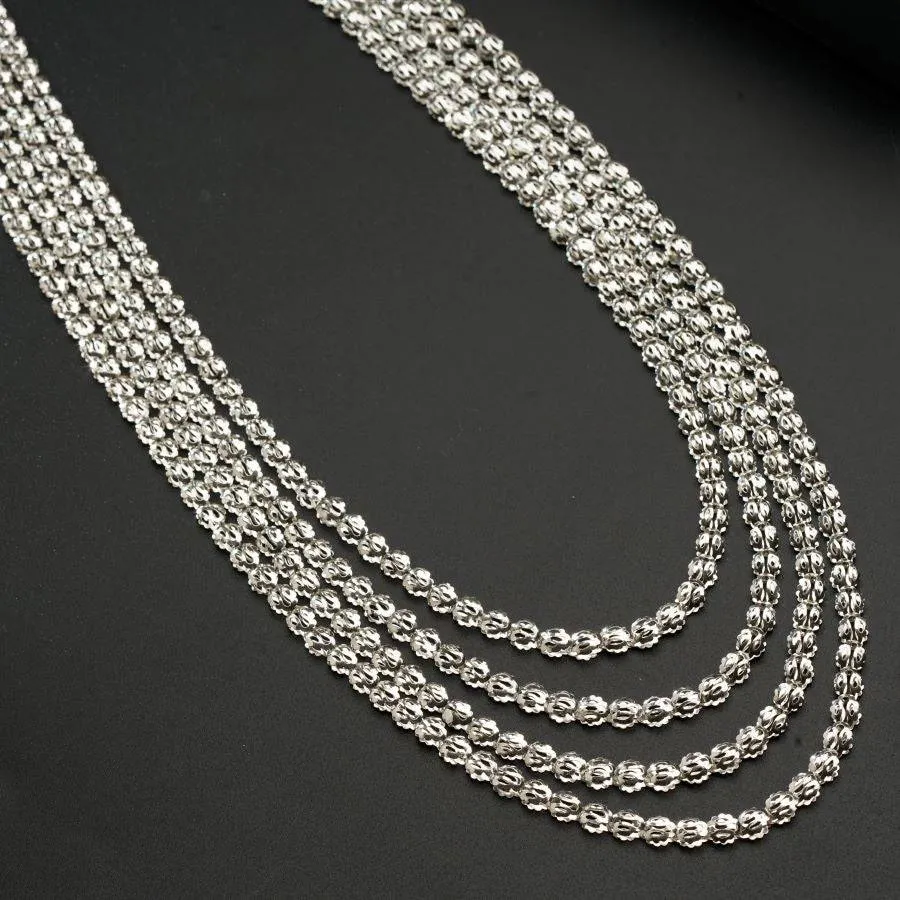 Pohe Haar : 4 Layers , Silver finish