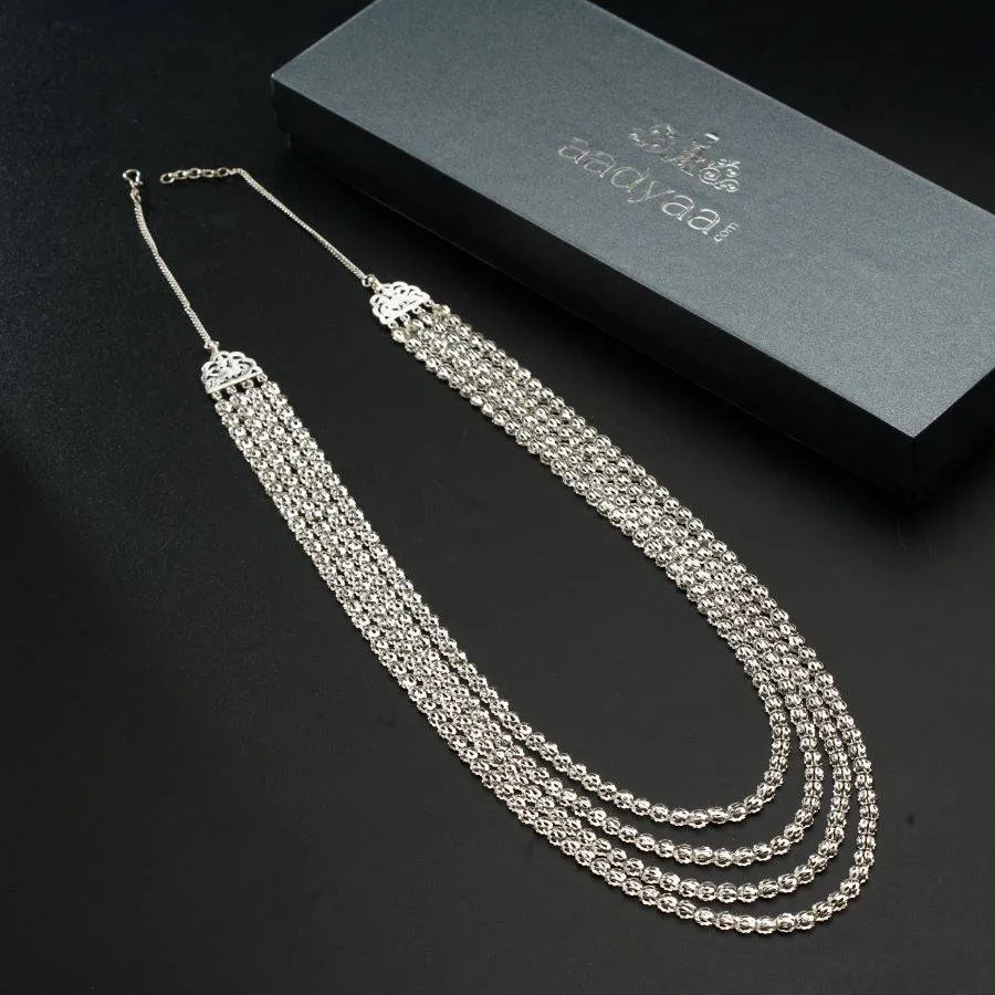 Pohe Haar : 4 Layers , Silver finish