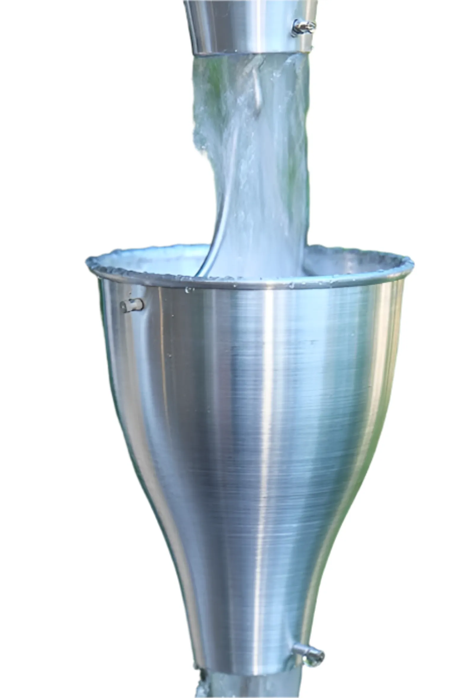 Professional Aluminum Cup Rain Chain Modern Design Downspout Alternative Garden Decor