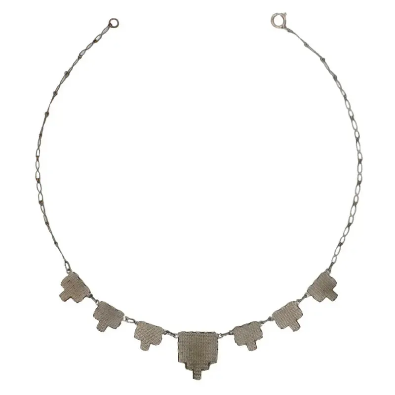 Red Skyscraper Necklace