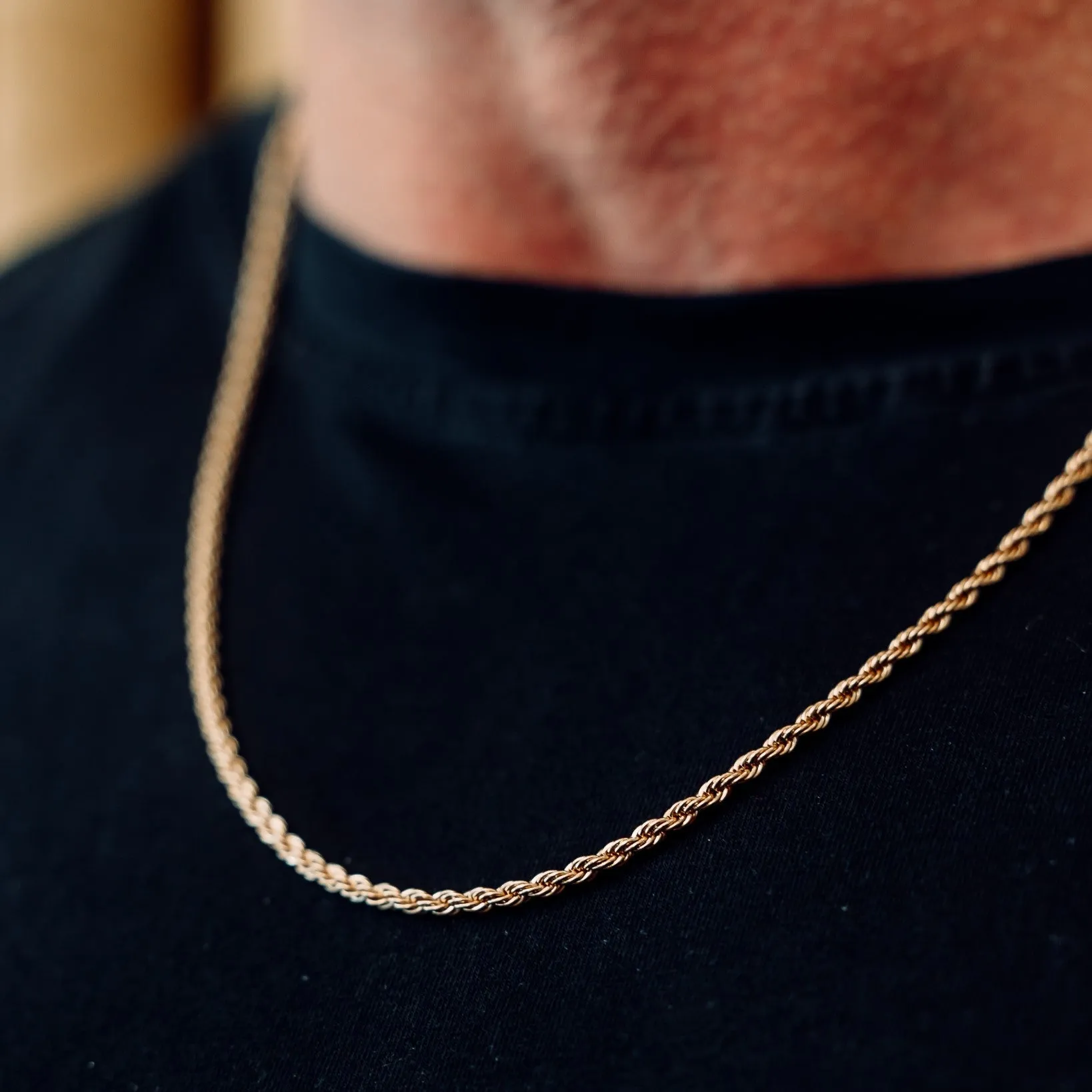 Rope Chain 2.5mm - Gold RG122