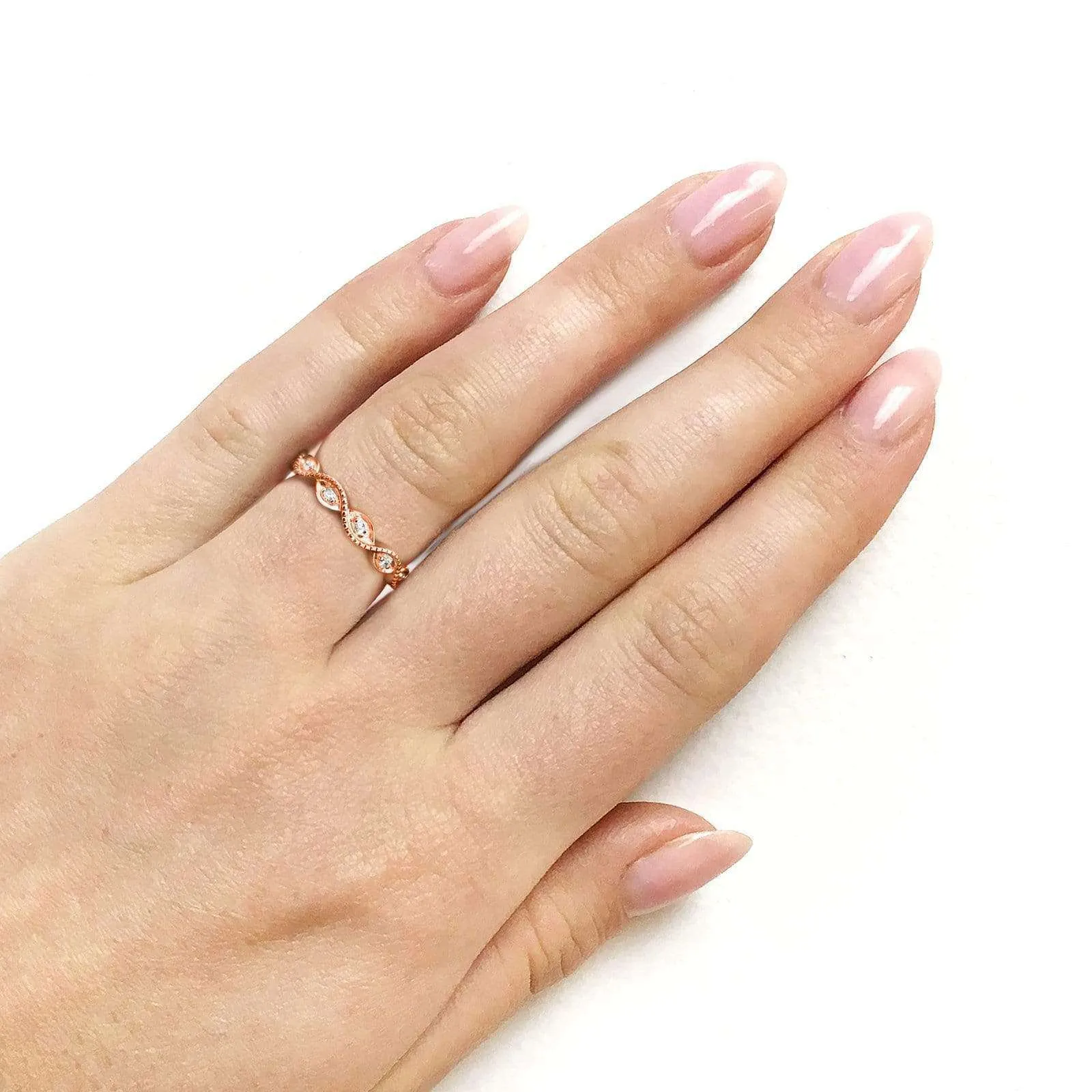 Rose Braid Ring