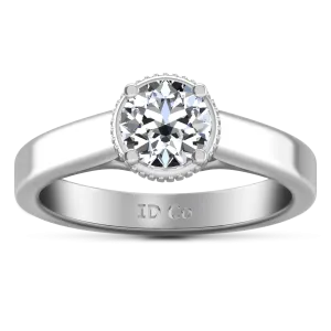 Solitaire Engagement Ring Carina  14K White Gold
