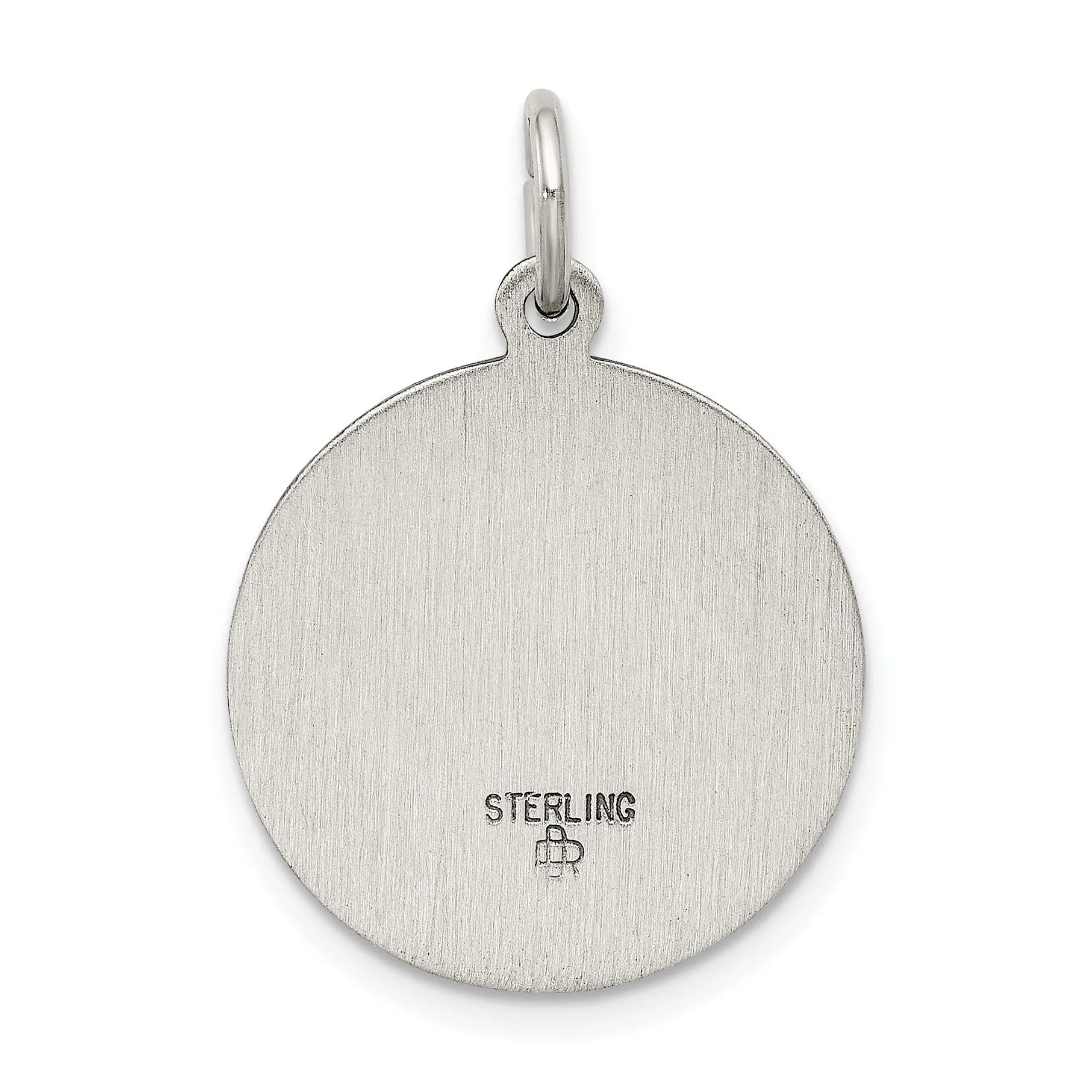 Sterling Silver Antiqued Saint John the Baptist Me