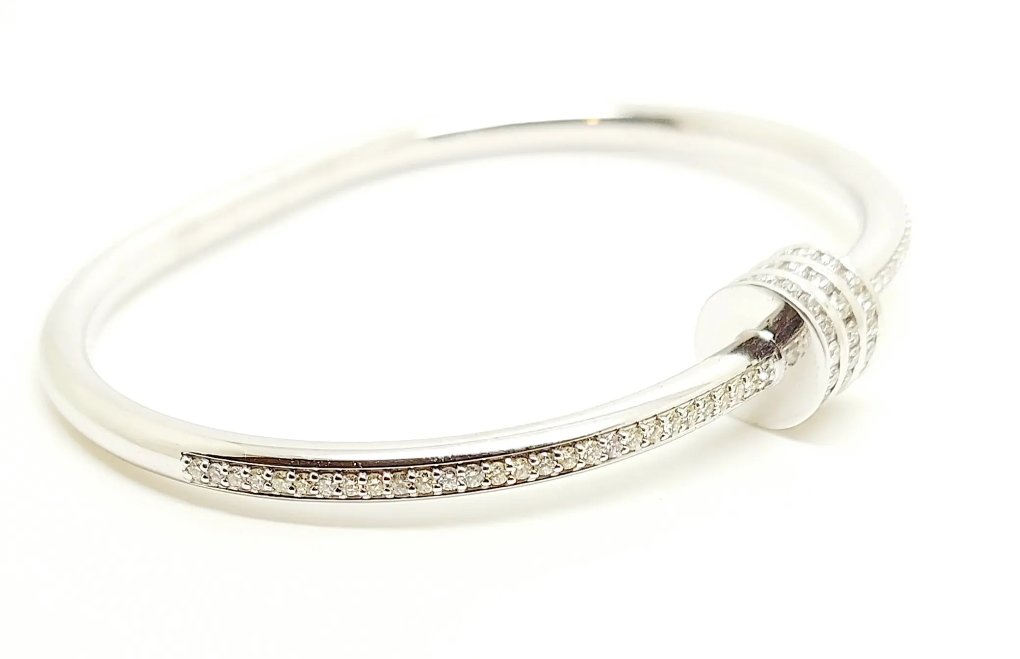 The Barrel Diamond Bangle
