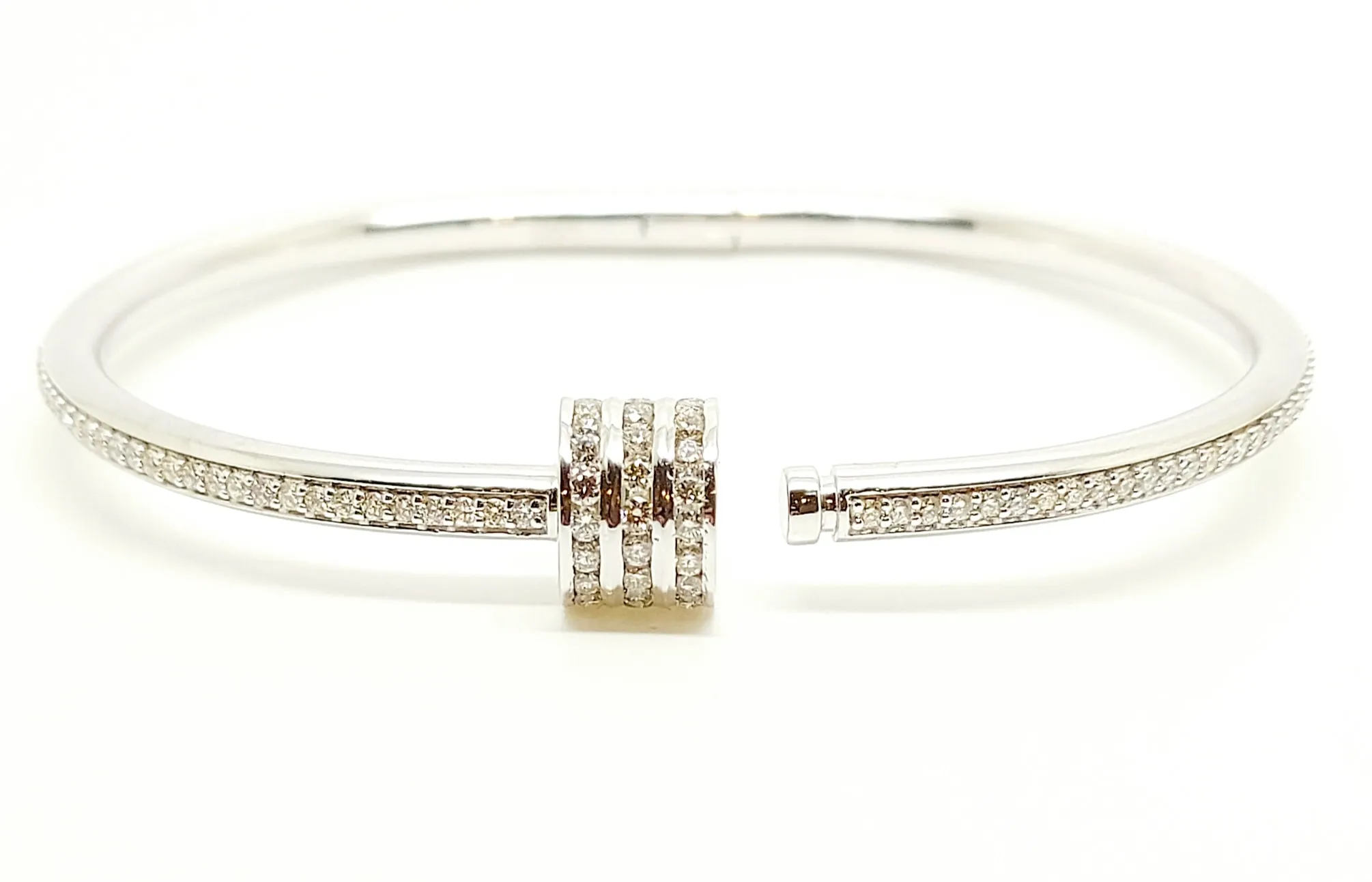 The Barrel Diamond Bangle