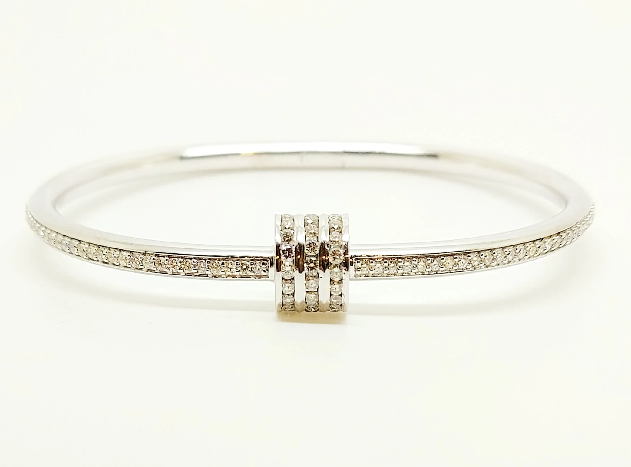 The Barrel Diamond Bangle