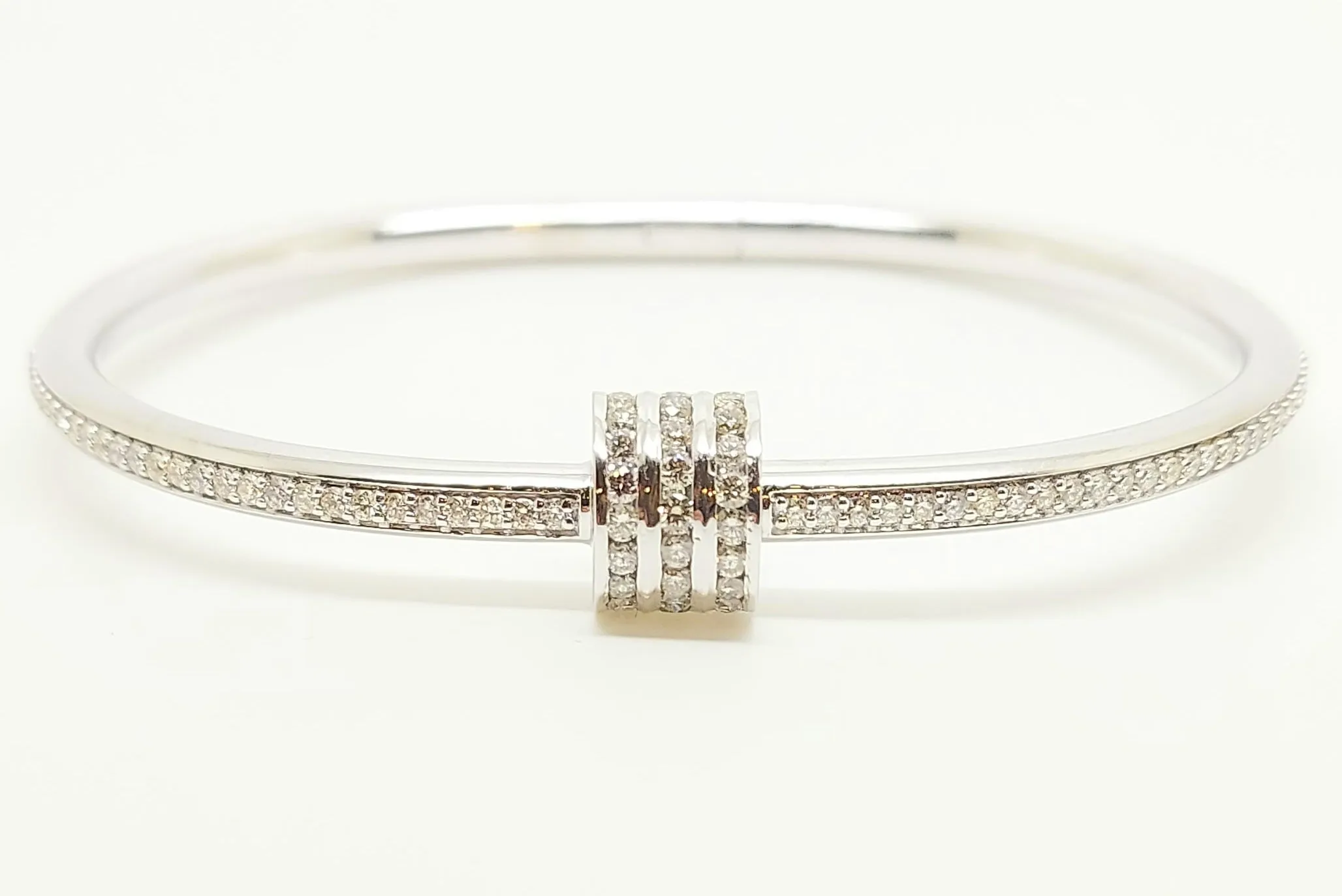 The Barrel Diamond Bangle
