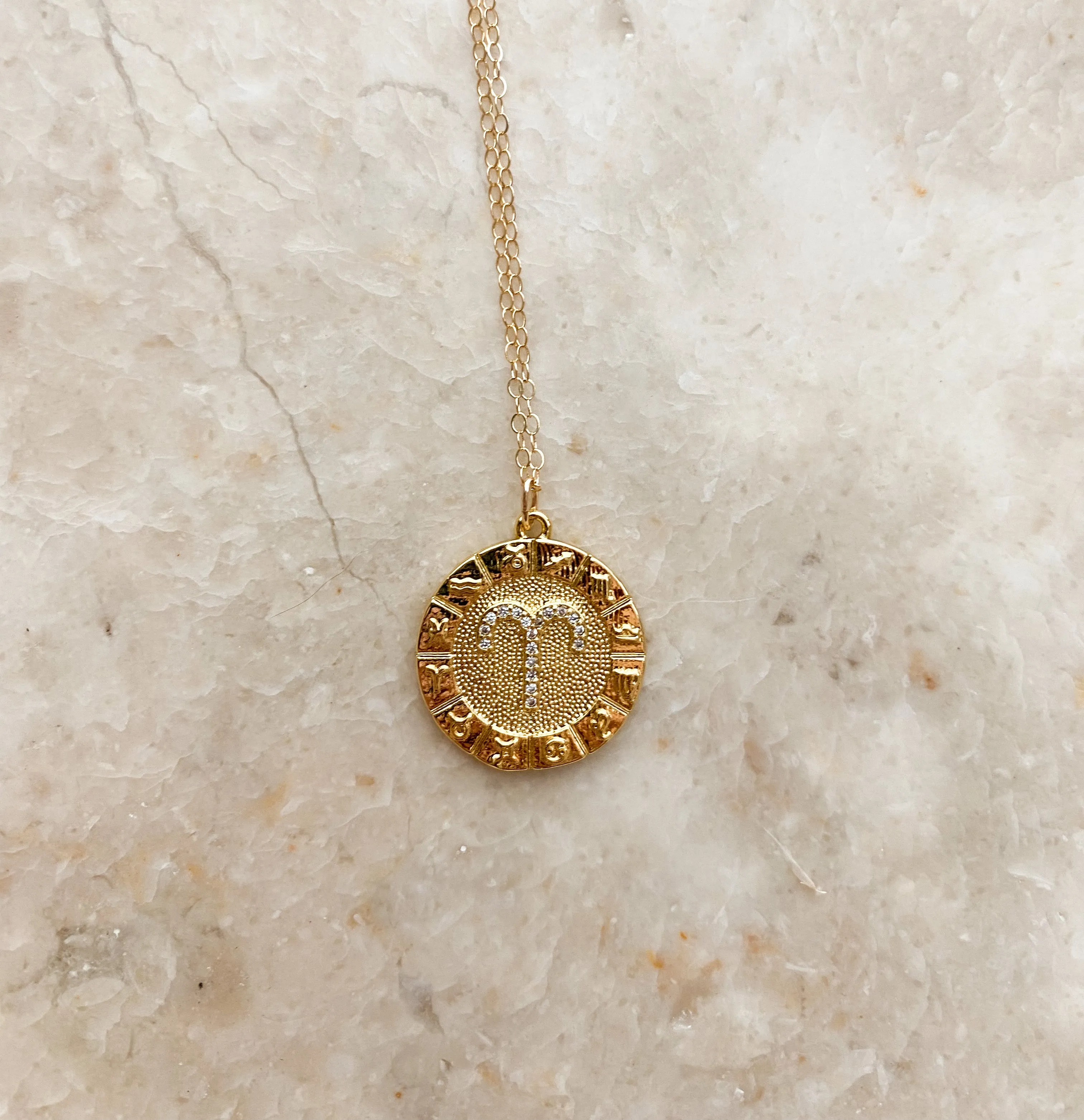 THE ZODIAC NECKLACE | GOLD FILLED