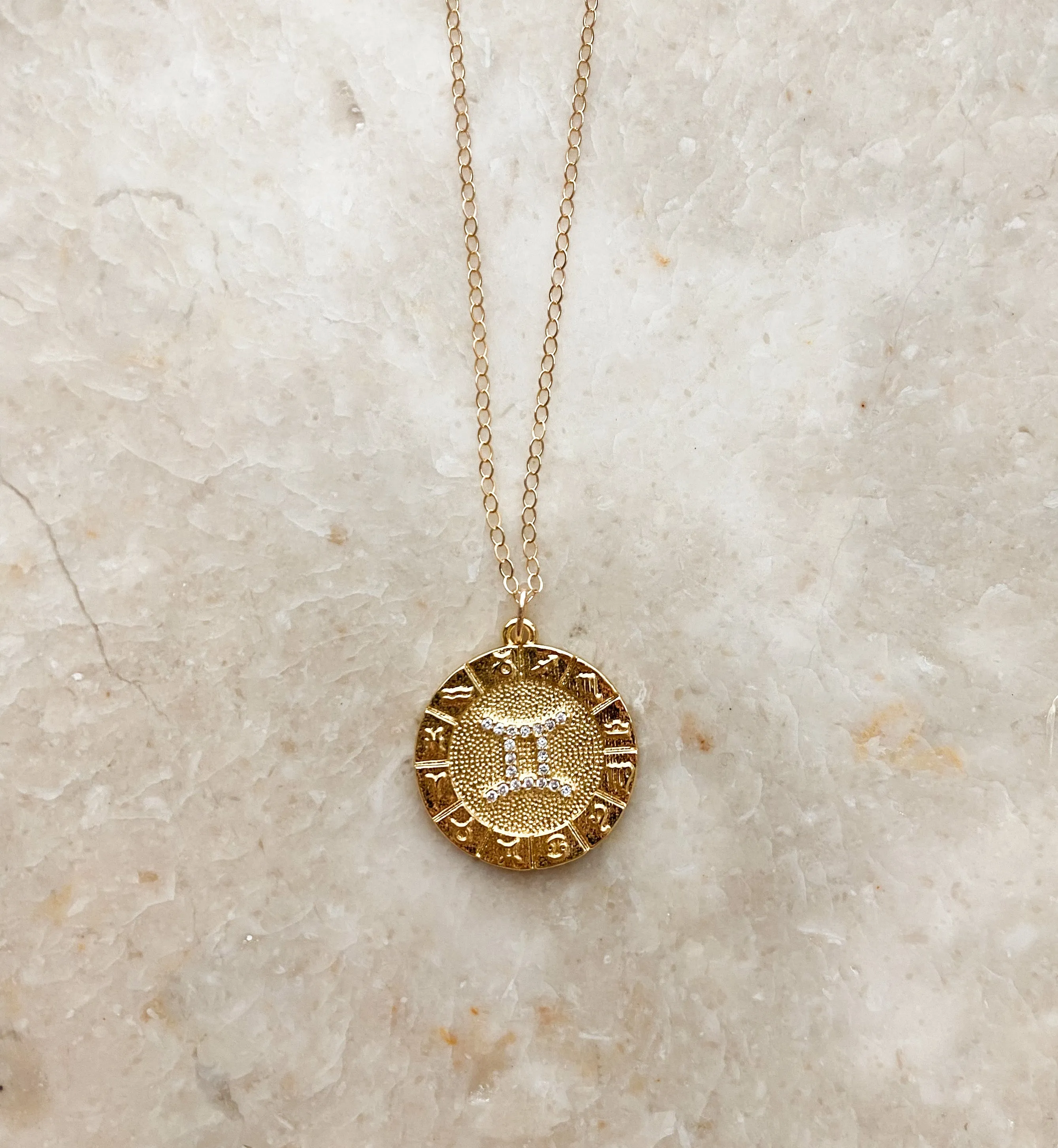 THE ZODIAC NECKLACE | GOLD FILLED