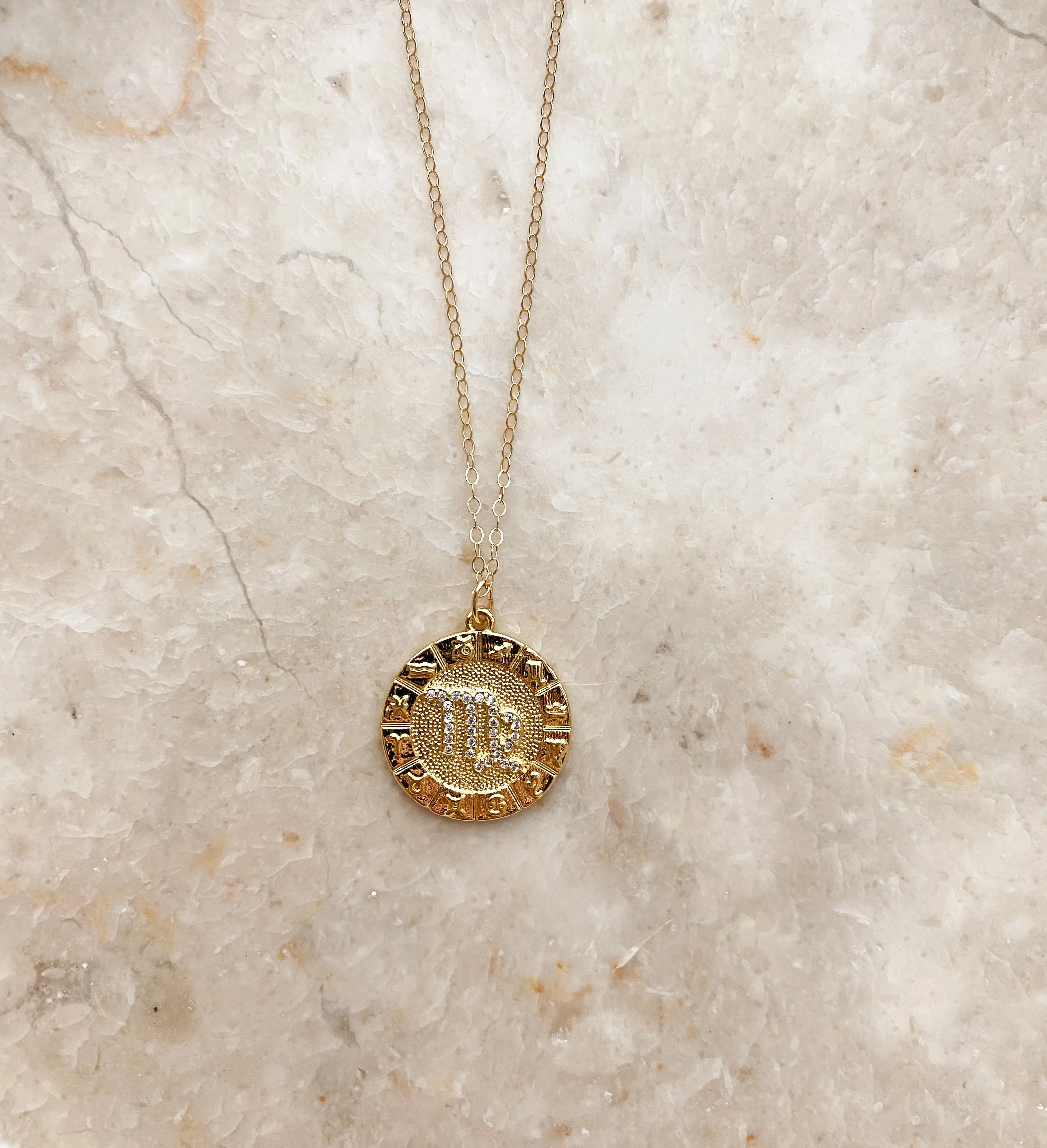 THE ZODIAC NECKLACE | GOLD FILLED