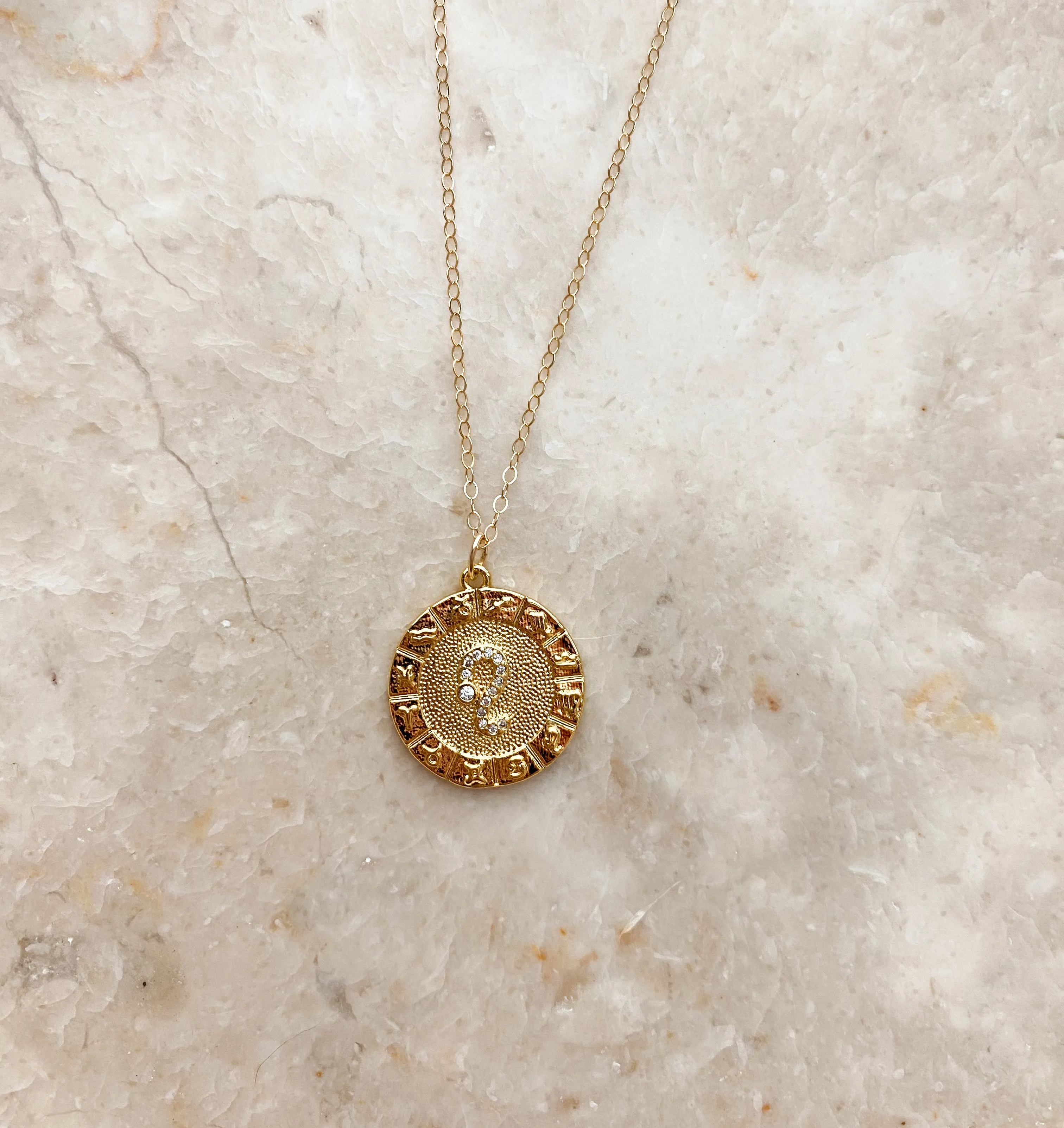 THE ZODIAC NECKLACE | GOLD FILLED