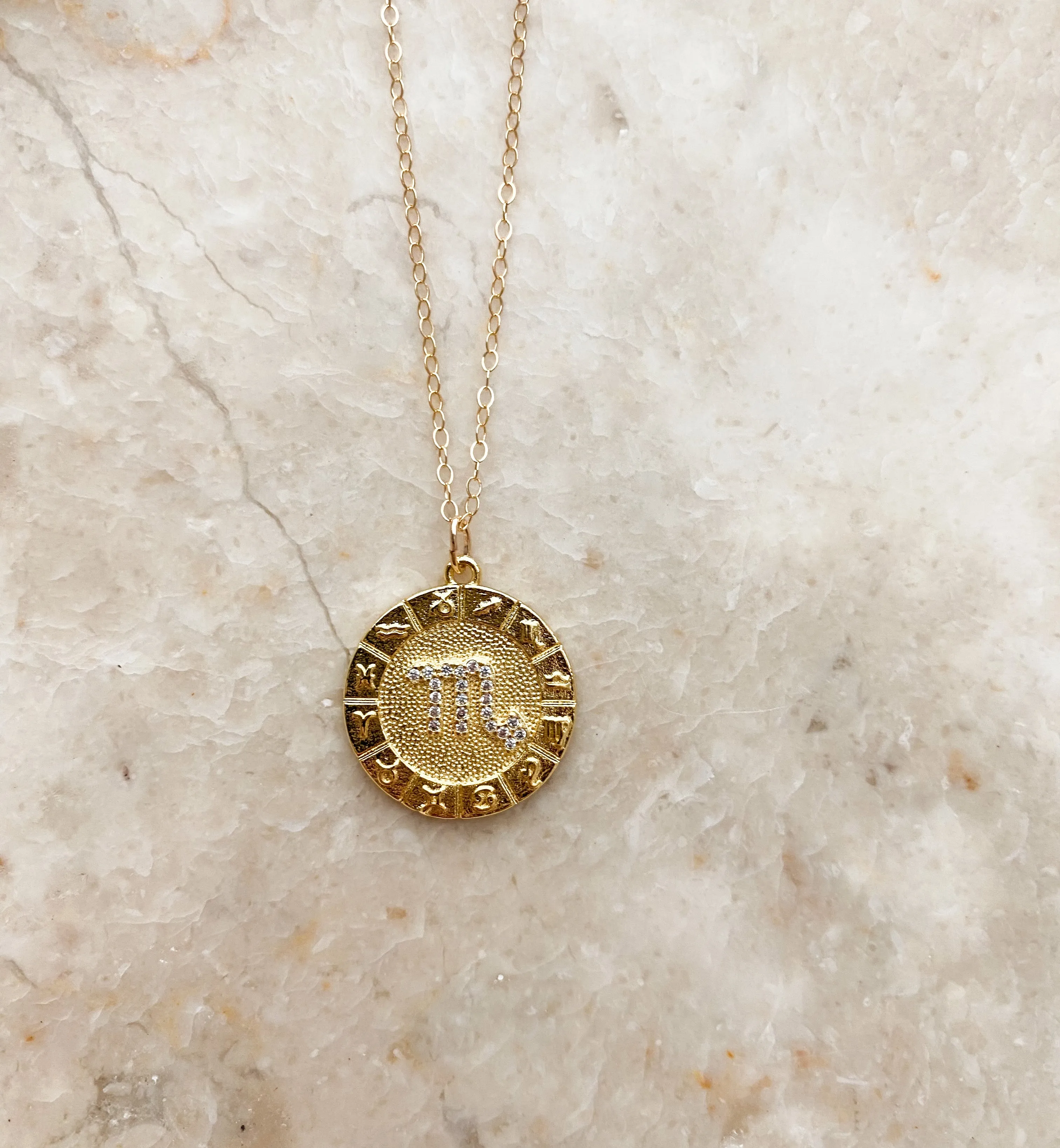 THE ZODIAC NECKLACE | GOLD FILLED