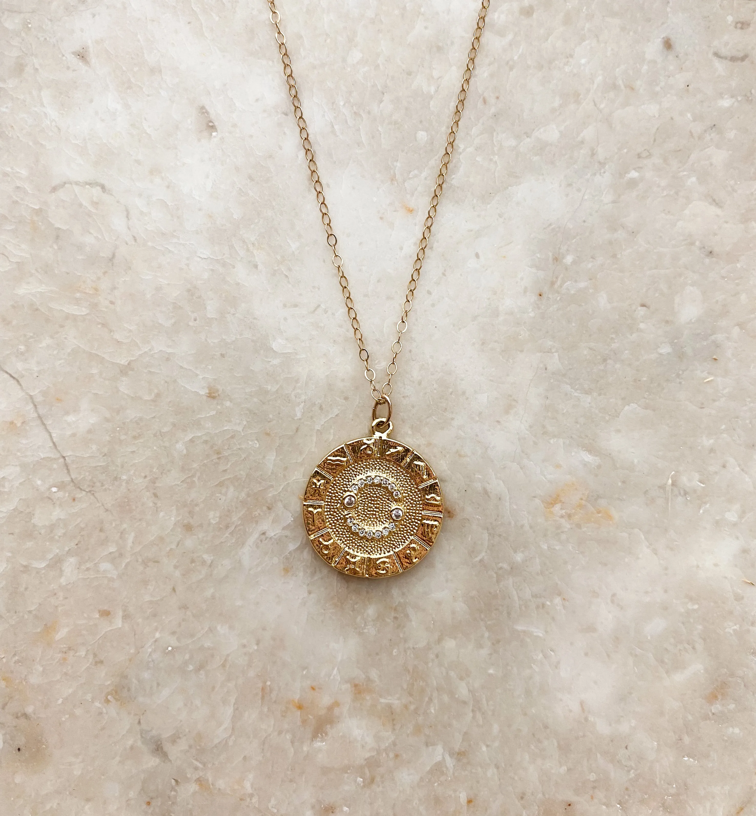 THE ZODIAC NECKLACE | GOLD FILLED