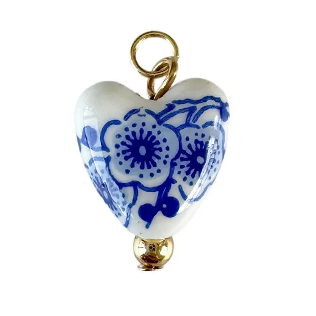 Vintage Flower Charm For Charm Necklace & Bracelet