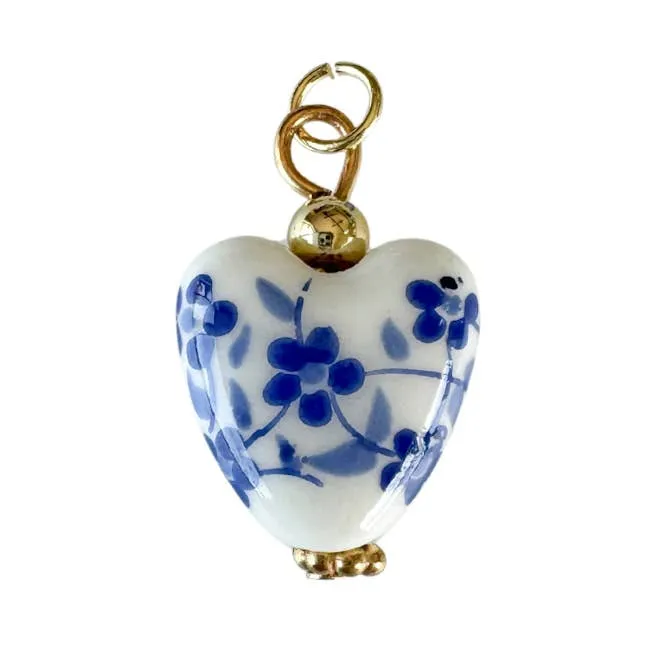 Vintage Flower Charm For Charm Necklace & Bracelet