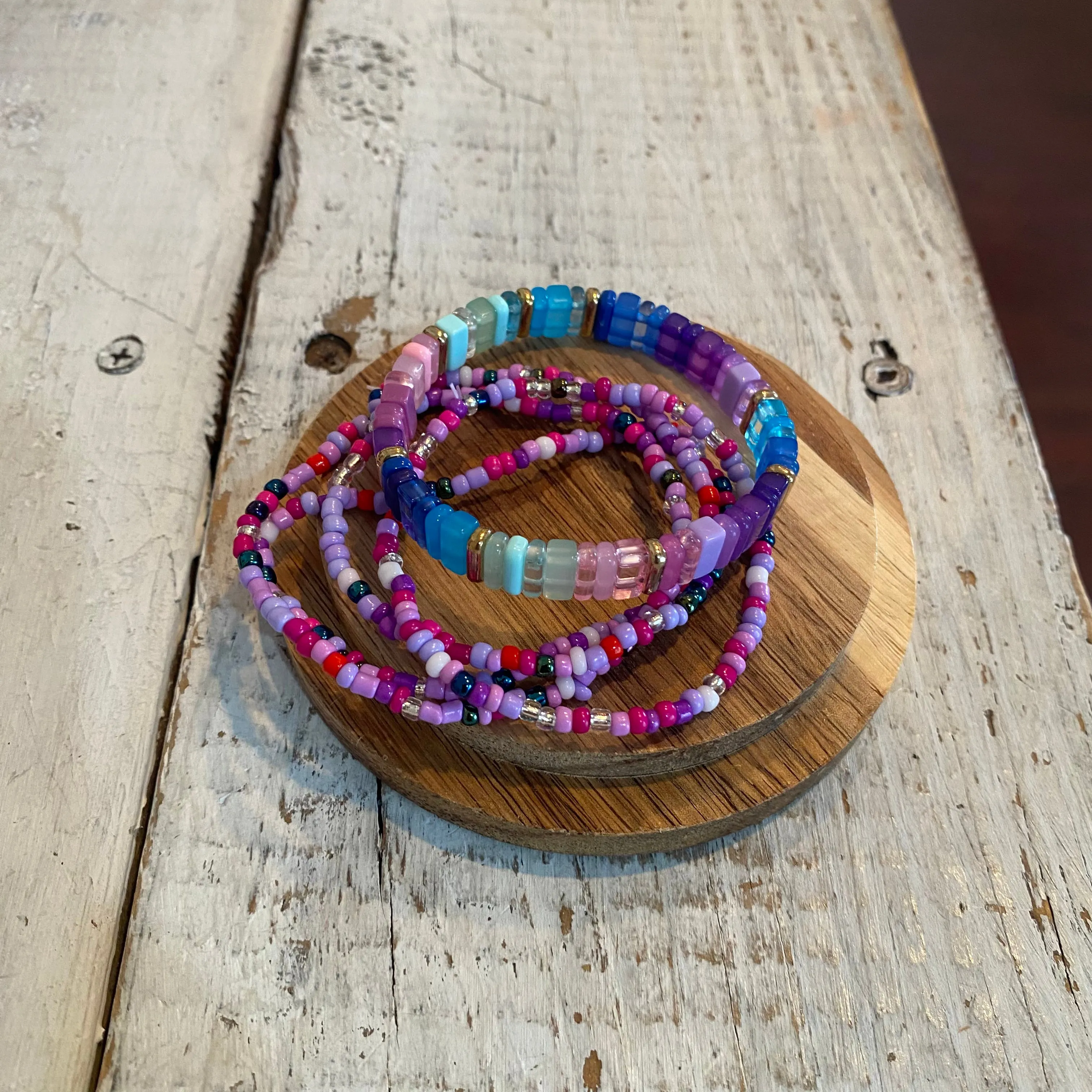 zinc seed bead stack